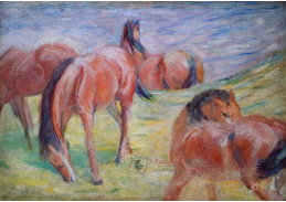 D-7203 Franz Marc - Pasoucí se koně