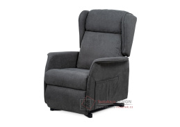 TV-1190 GREY2, relaxační křeslo s elektrickým polohováním, látka šedá