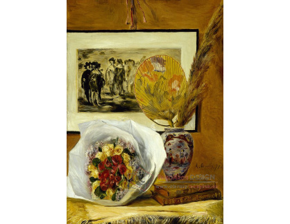 R14-92 Pierre-Auguste Renoir - Zátiší s kyticí