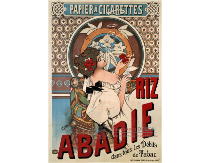 VAM52 Alfons Mucha - Abadie cigarettes