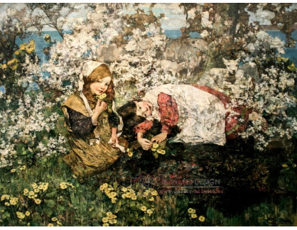 SO V-460 Edward Atkinson Hornel - Jarní idyla