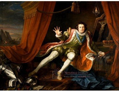 SO XIV-233 William Hogarth - David Garrick jako Richard III