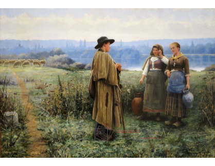 SO XVI-436 Daniel Ridgway Knight - Chvíle odpočinku