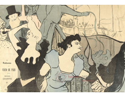 A-253 Henri Toulose-Lautrec - Maškarní ples v pařížském kasinu
