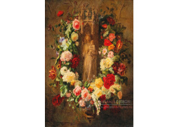 DDSO-4447 Neznámý autor - Madonna  v květinovém věnci