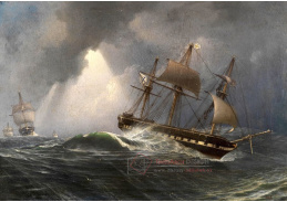 A-3070 Charles Henry Seaforth - Lodě imperiálního ruského námořnictva v rozbouřených mořích