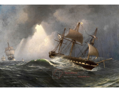 A-3070 Charles Henry Seaforth - Lodě imperiálního ruského námořnictva v rozbouřených mořích