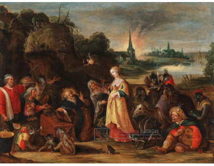 A-5066 Cornelis de Baillieur - Pokušení svatého Antonína