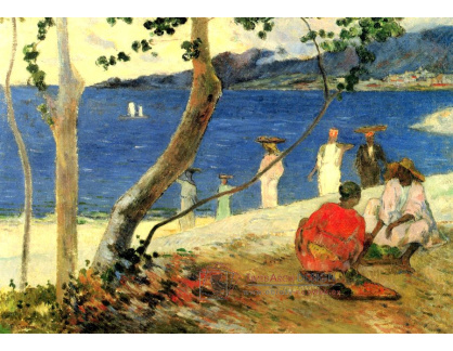 R9-270 Paul Gauguin - Na břehu moře