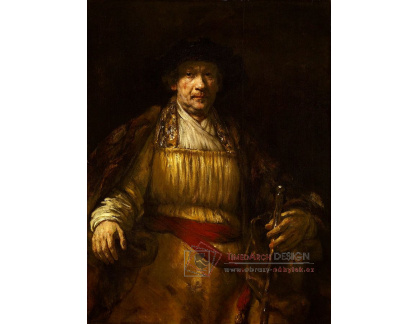R4-142 Rembrandt - Autoportrét