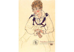 VES 49 Egon Schiele - Portrét Edith Schiele