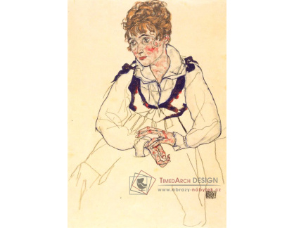 VES 49 Egon Schiele - Portrét Edith Schiele