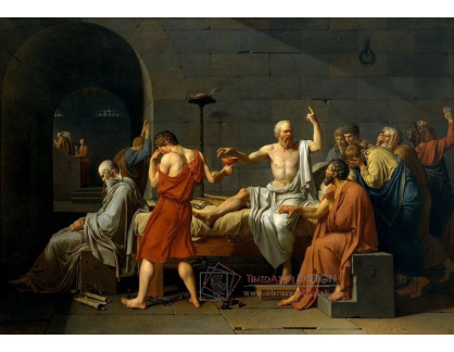 VSO 1057 Jacques-Louis David - Sokratesova smrt