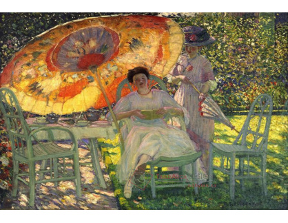 SO VI-282 Frederick Carl Frieseke - Zahradní slunečník