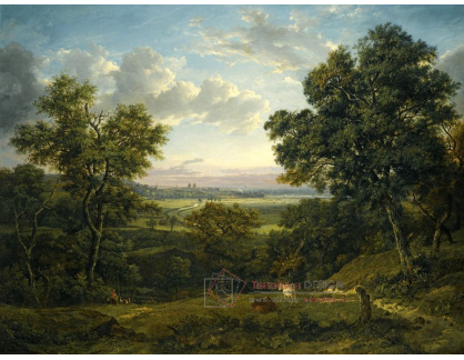 KO III-322 Patrick Nasmyth - Pohled na Greenwich nedaleko Woolwich