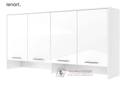 CONCEPT PRO CP-11, nádstavec k posteli CP-06, bílá / bílý lesk