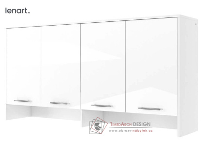 CONCEPT PRO CP-11, nádstavec k posteli CP-06, bílá / bílý lesk