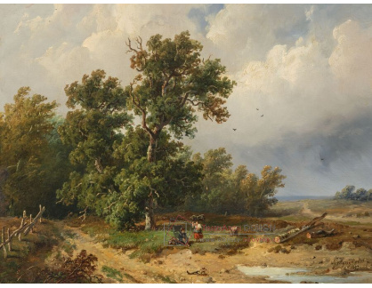 A-8617 Antonie Jacobus Van Wyngaerdt - Skupina stromů