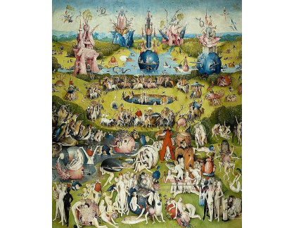 D-6317 Hieronymus Bosch - Triptych zahrada pozemských radostí, ráj