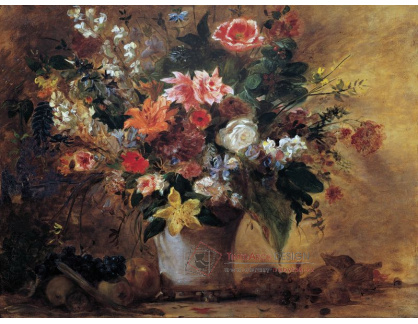 D-8142 Eugene Delacroix - Zátiší s květinami