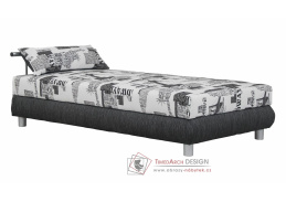 ADRIANA, postel 90x200cm pevně načalouněná matrace, výběr provedení