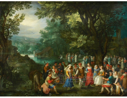 A-7006 Jan Brueghel - Svatební tanec