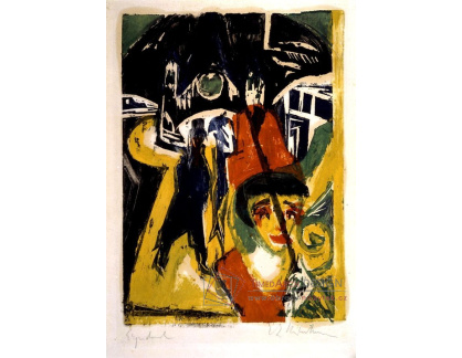 VELK 23 Ernst Ludwig Kirchner - Cocotte na cestách