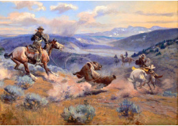 VSO 1144 Charles Marion Russell - Lasa a rychlé koně jsou jistější než olovo