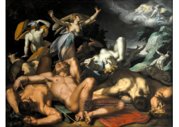 KO III-1 Abraham Bloemaert - Apollo a Diana trestající Niobe