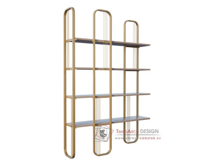 SIERRA, policový regál, žlutá