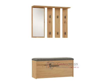 PARGAS, předsíňová sestava, dub artisan