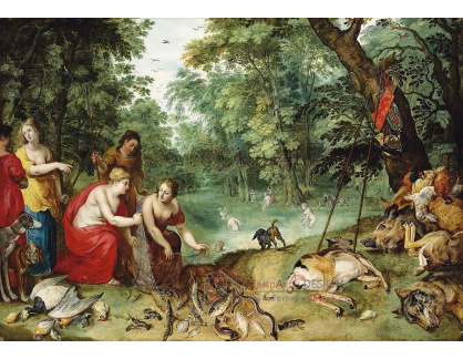 BRG-10 Jan Brueghel a Hendrick van Balen - Diana a její nymfy po lovu