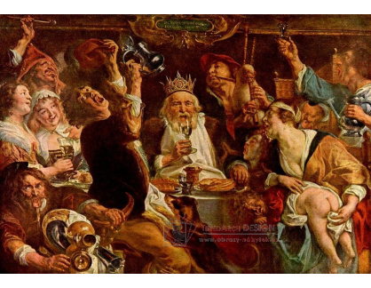 VSO 1061 Jacob Jordaens - Král nápojů