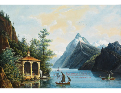 SO V-65 Hendrik Johannes Knip - Kaple na břehu jezera ve Švýcarsku
