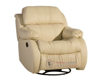 ROOSEVELT PLUS, čalouněné křeslo relaxační, výběr čalounění kůže + ekokůže