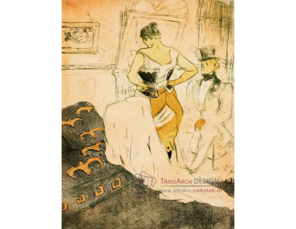 A-227 Henri Toulose-Lautrec - Žena v korzetu