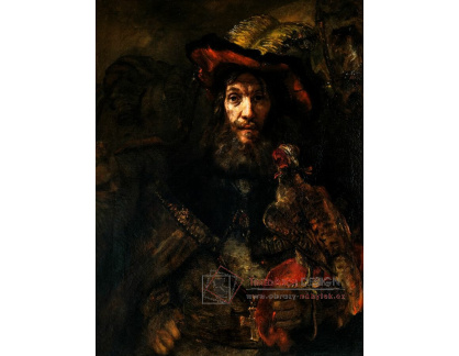 A-5630 Rembrandt - Rytíř se sokolem