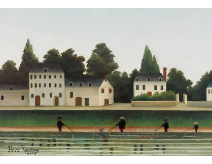 D-7266 Henri Rousseau - Krajina a čtyři rybáři