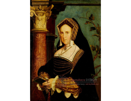 D-7875 Hans Holbein - Portrét Mary Guildford