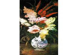 VR2-410 Vincent van Gogh - Váza s gladiolami a karafiáty