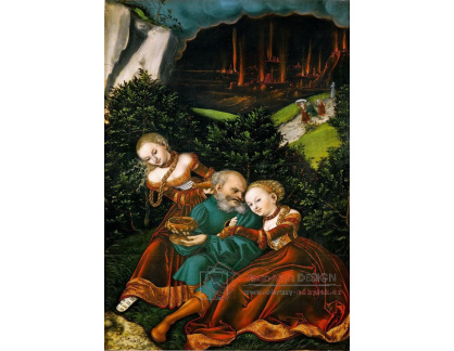 VlCR-126 Lucas Cranach - Lot a jeho dcery