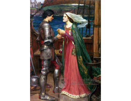 VANG33 John William Waterhouse - Tristan a Isolda