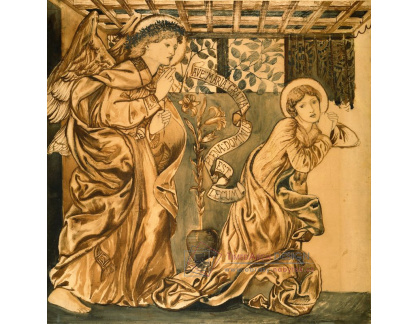 SO XII-479 Edward Burne-Jones - Zvěstování