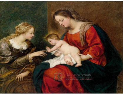 KO III-32 Anthony van Dyck - Mystické manželství svaté Kateřiny