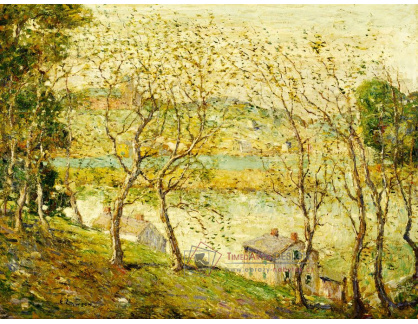 KO III-105 Ernest Lawson - Jarní čas u řeky Harlem