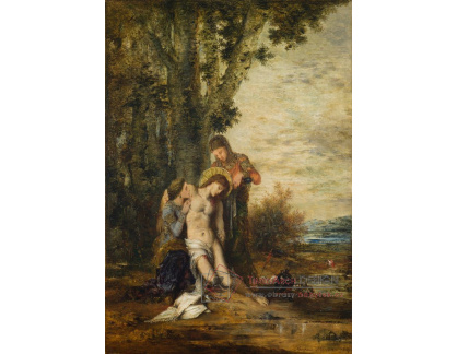 A-2822 Gustave Moreau - Umučený svatý Sebastian
