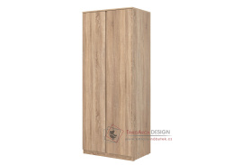 REMI RM10, šatní skříň 2-dveřová, dub sonoma