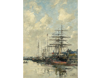 A-7776 Eugene Boudin - Přístav v Deauville