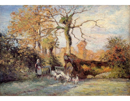 VCP-245 Camille Pissarro - Husopáska v Montfoucault