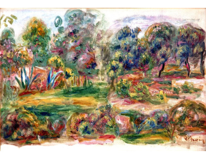 KO VI-231 Piere Auguste Renoir - Krajina v Cagnes